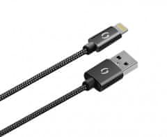 Aligator 3,4A, 2xUSB, pametni integrirani čip, črn, kabel USB za iPhone/iPad