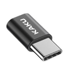 Kaku adapter USB-C / Micro USB, črna