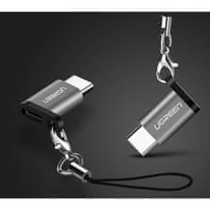 Ugreen adapter Micro USB / USB-C, bela