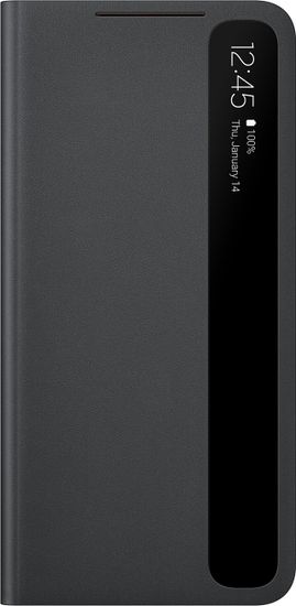 Samsung Clear View Flip Case za S21+ Black