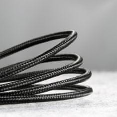 BASEUS cafule cable robusten najlonski kabel usb / micro usb qc3.0 2.4a 1m črno-siv (camklf-bg1)
