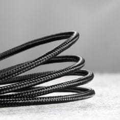 BASEUS cafule cable robusten najlonski kabel usb / micro usb qc3.0 2.4a 0.5m črno-siv (camklf-ag1) - odprodaja