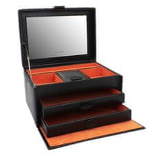 Friedrich Lederwaren Dizajn črna škatla za nakit Boho 20132-2