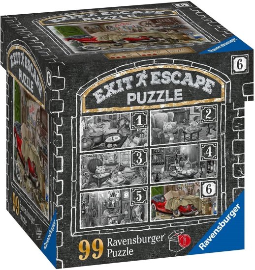 Ravensburger Escape EXIT puzzle Haunted Mansion 6: V garaži 99 kosov