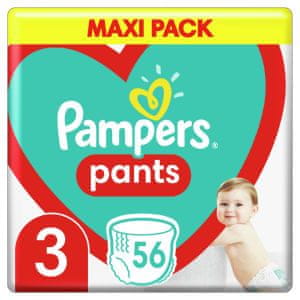 Pampers Pants hlačne plenice, Velikost 3, 56 kosov