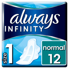 Always Infinity Regular Wing vložki, 12 kos