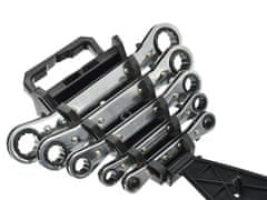 GEKO 5 Delni Set viličasto-obročnih ratchet ključev z ragljo 6-22mm