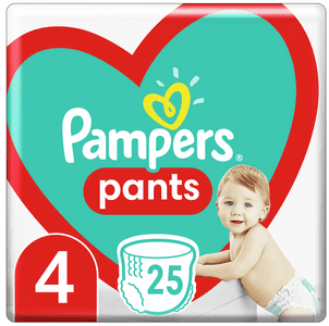 Pampers Pants hlačne plenice, Velikost 4, 9-15 kg, 25 kosov