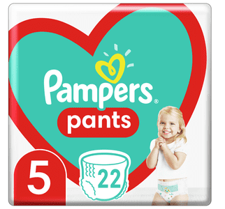 Pampers Pants hlačne plenice, Velikost 5, 12-18 kg, 22 kosov