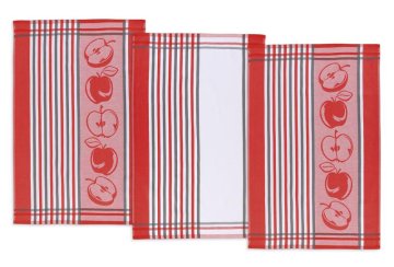 Kuhinjske brisače - komplet 3 - 50x70 cm - Ovoce