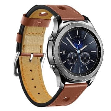 BStrap Leather Italy pašček za Garmin Vivoactive 4, brown