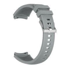BStrap Silicone Davis pašček za Huawei Watch GT 42mm, dark gray