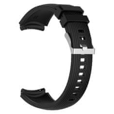 BStrap Silicone Davis pašček za Huawei Watch GT2 Pro, black