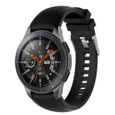 BStrap Silicone Davis pašček za Samsung Galaxy Watch 3 45mm, black
