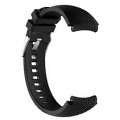 BStrap Silicone Davis pašček za Samsung Galaxy Watch 3 45mm, black