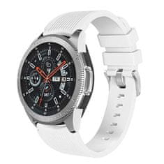 BStrap Silicone Davis pašček za Samsung Galaxy Watch 3 45mm, white