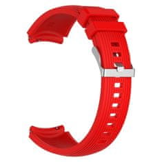 BStrap Silicone Davis pašček za Huawei Watch GT 42mm, red