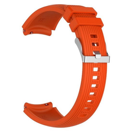 BStrap Silicone Davis pašček za Huawei Watch GT/GT2 46mm, orange