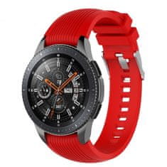 BStrap Silicone Davis pašček za Huawei Watch GT 42mm, red