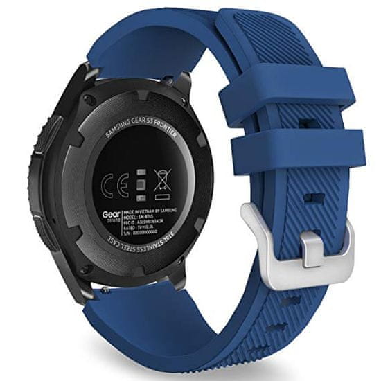 BStrap Silicone Sport pašček za Huawei Watch GT 42mm, dark blue
