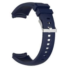 BStrap Silicone Davis pašček za Garmin Vivoactive 4, dark blue