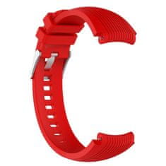 BStrap Silicone Davis pašček za Huawei Watch GT 42mm, red