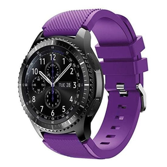 BStrap Silicone Sport pašček za Huawei Watch GT 42mm, violet