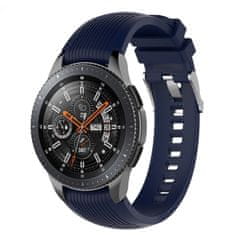 BStrap Silicone Davis pašček za Garmin Vivoactive 4, dark blue