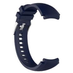 BStrap Silicone Davis pašček za Garmin Vivoactive 4, dark blue