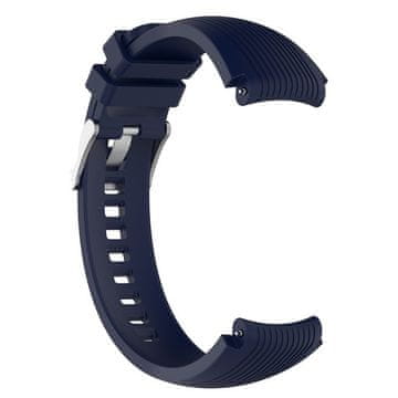 BStrap Silicone Davis pašček za Huawei Watch GT3 46mm, dark blue