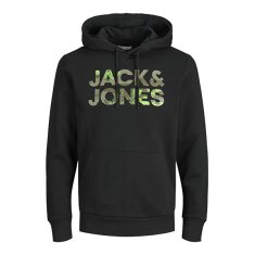 Jack&Jones Moški pulover JJSOLDIER Black (Velikost XXL)