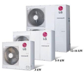 LG toplotna črpalka TermaV Monoblok 5kW z montažo (HM051M.U42)