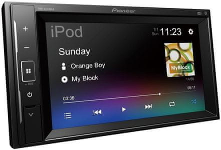 sodoben avtoradio z zaslonom na dotik pionir DMH-A240dab Bluetooth brez pogona odličen zvok spletna povezava aux v prostoročni uporabi