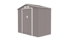 IWHOME Vrtna hiška ARES svetlo siva 2,71 m² z drsnimi vratirenov način