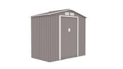 IWHOME Vrtna hiška ARES svetlo siva 2,71 m² z drsnimi vratirenov način