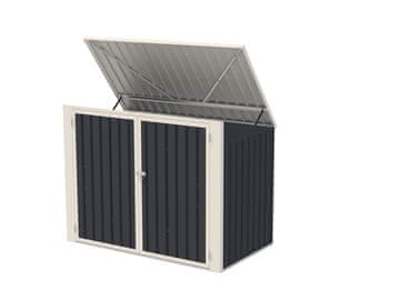 IWHOME Univerzalni pokrov za smetnjake in orodje HORY B 1,75 m² antracit