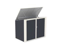 IWHOME Univerzalni pokrov za smetnjake in orodje HORY B 1,75 m² antracit