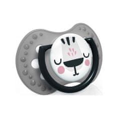 LOVI Silikonski dudelec Dynamic Salt&amp;Pepper 0-3m 2 kosa