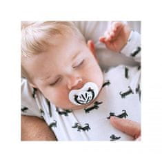 LOVI Silikonski dudelec Dynamic Salt&amp;Pepper 0-3m 2 kosa