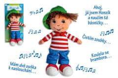 Teddies Honzik lutka krpa plišasta 30 cm / češko govoreča na kartici