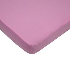 EKO Nepremočljiva rjuha z gumijasto majico roza 120x60 cm