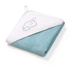 BabyOno Frotirna brisača s kapuco modra 100x100 cm
