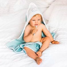 BabyOno Frotirna brisača s kapuco modra 100x100 cm