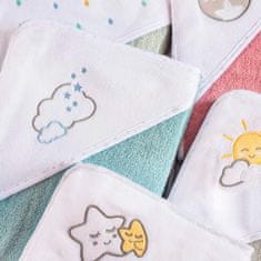 BabyOno Frotirna brisača s kapuco modra 100x100 cm