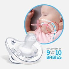Chicco Dojenček Physio Soft iz popolnega silikona 16-36m deklica 2 kosa