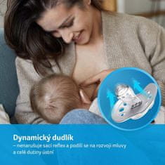 LOVI Dinamični silikonski dudelec Divja duša 0-3 m 2 kosa deček