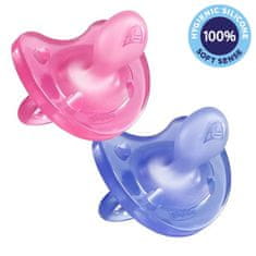 Chicco Dojenček Physio Soft iz popolnega silikona 16-36m deklica 2 kosa