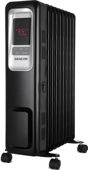 SENCOR SOH 6109BK oljni radiator, črn