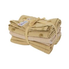 Lodger Muslin Swaddler Plenice Flame Tribe 3 pakiranja 70 x 70 cm Pesek