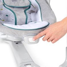Ingenuity Preoblikovljiva vibrirajoča gugalnica z melodijo Nash 2v1, 0m+ do 9 kg